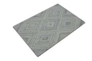 Multicolored Geometric 2X3 Hand-Tufted Modern Rug