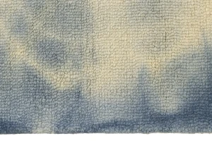 Navy Blue Tie-Dye 5X8 Hand-Tufted Modern Rug