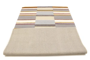 Multicolored Stripes 5X8 Hand-Tufted Modern Rug