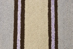 Multicolored Stripes 5X8 Hand-Tufted Modern Rug