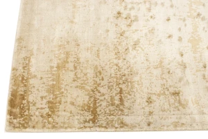 Distressed Beige Brown Abstract 5X8 Hand-Tufted Modern Rug