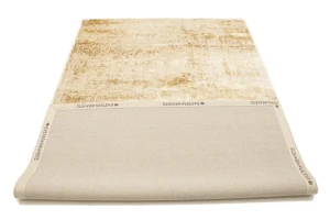 Distressed Beige Brown Abstract 5X8 Hand-Tufted Modern Rug