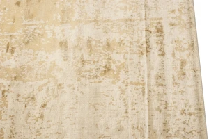 Distressed Beige Brown Abstract 5X8 Hand-Tufted Modern Rug