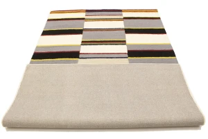 Multicolored Stripes 5X8 Hand-Tufted Modern Rug