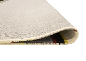Multicolored Stripes 5X8 Hand-Tufted Modern Rug