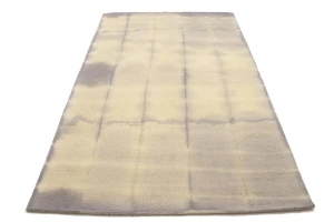 Mauve Tie-Dye 5X8 Hand-Tufted Modern Rug