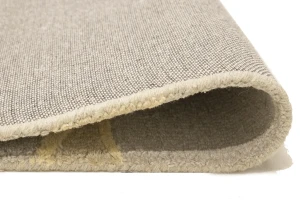 Beige & Cream Abstract 5X8 Hand-Tufted Modern Rug