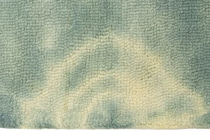 Dark Green Tie-Dye 5X8 Hand-Tufted Modern Rug