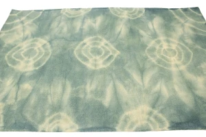 Dark Green Tie-Dye 5X8 Hand-Tufted Modern Rug