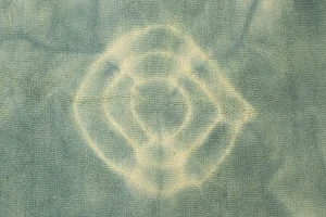 Dark Green Tie-Dye 5X8 Hand-Tufted Modern Rug
