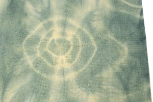 Dark Green Tie-Dye 5X8 Hand-Tufted Modern Rug