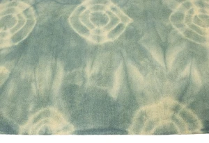 Dark Green Tie-Dye 5X8 Hand-Tufted Modern Rug