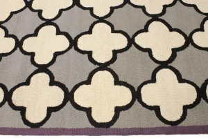 Multicolored Trellis 5X8 Hand-Tufted Modern Rug