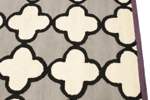 Multicolored Trellis 5X8 Hand-Tufted Modern Rug