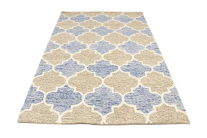 Multicolored Trellis 5X8 Hand-Tufted Modern Rug