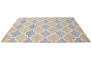 Multicolored Trellis 5X8 Hand-Tufted Modern Rug