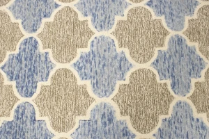 Multicolored Trellis 5X8 Hand-Tufted Modern Rug