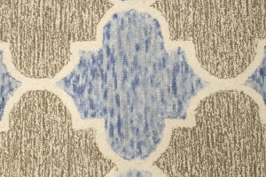 Multicolored Trellis 5X8 Hand-Tufted Modern Rug