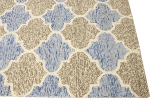 Multicolored Trellis 5X8 Hand-Tufted Modern Rug