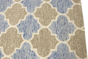 Multicolored Trellis 5X8 Hand-Tufted Modern Rug