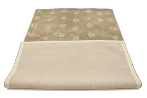 Beige/Khaki Tie-Dye 5X8 Hand-Tufted Modern Rug