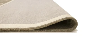 Beige/Khaki Tie-Dye 5X8 Hand-Tufted Modern Rug