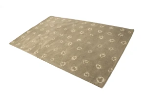 Beige/Khaki Tie-Dye 5X8 Hand-Tufted Modern Rug