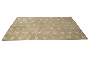 Beige/Khaki Tie-Dye 5X8 Hand-Tufted Modern Rug