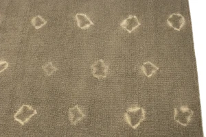 Beige/Khaki Tie-Dye 5X8 Hand-Tufted Modern Rug
