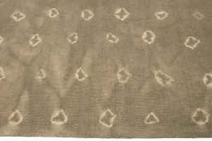 Beige/Khaki Tie-Dye 5X8 Hand-Tufted Modern Rug