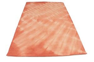 Coral Tie-Dye 5X8 Hand-Tufted Modern Rug