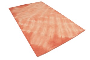 Coral Tie-Dye 5X8 Hand-Tufted Modern Rug