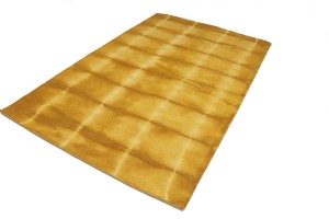 Gold Tie-Dye 5X8 Hand-Tufted Modern Rug