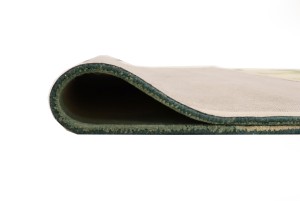 Green Tie-Dye 5X8 Hand-Tufted Modern Rug