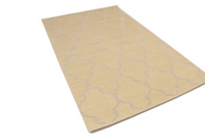 Beige Trellis 5X8 Hand-Tufted Modern Rug