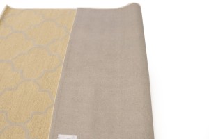 Beige Trellis 5X8 Hand-Tufted Modern Rug