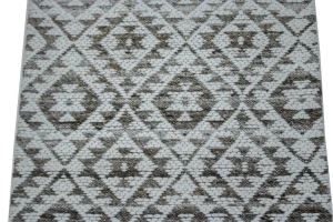 Multicolored Geometric 2X3 Hand-Tufted Modern Rug