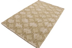 Brown Trellis 5X8 Hand-Tufted Modern Rug