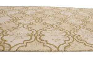 Brown Trellis 5X8 Hand-Tufted Modern Rug
