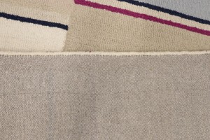 Multicolored Stripes 5X8 Hand-Tufted Modern Rug