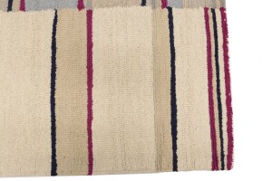 Multicolored Stripes 5X8 Hand-Tufted Modern Rug