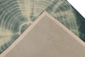 Hunter Green Tie-Dye 5X8 Hand-Tufted Modern Rug