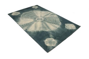 Hunter Green Tie-Dye 5X8 Hand-Tufted Modern Rug