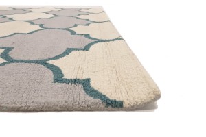 Multicolored Trellis 5X8 Hand-Tufted Modern Rug