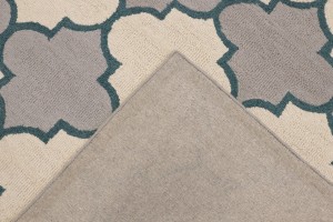 Multicolored Trellis 5X8 Hand-Tufted Modern Rug