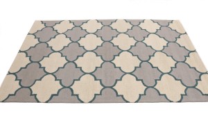 Multicolored Trellis 5X8 Hand-Tufted Modern Rug