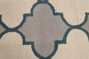 Multicolored Trellis 5X8 Hand-Tufted Modern Rug