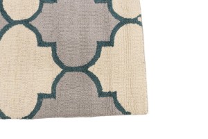 Multicolored Trellis 5X8 Hand-Tufted Modern Rug