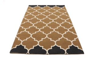 Multicolored Trellis 5X8 Hand-Tufted Modern Rug