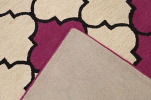 Multicolored Trellis 5X8 Hand-Tufted Modern Rug
